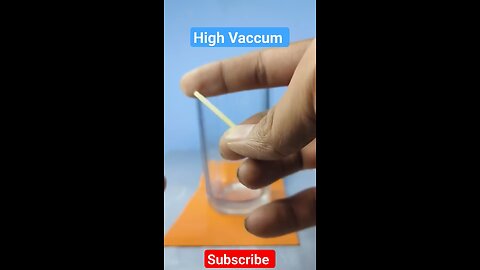 Experiment high vacuum 😨😨 #short #rumble