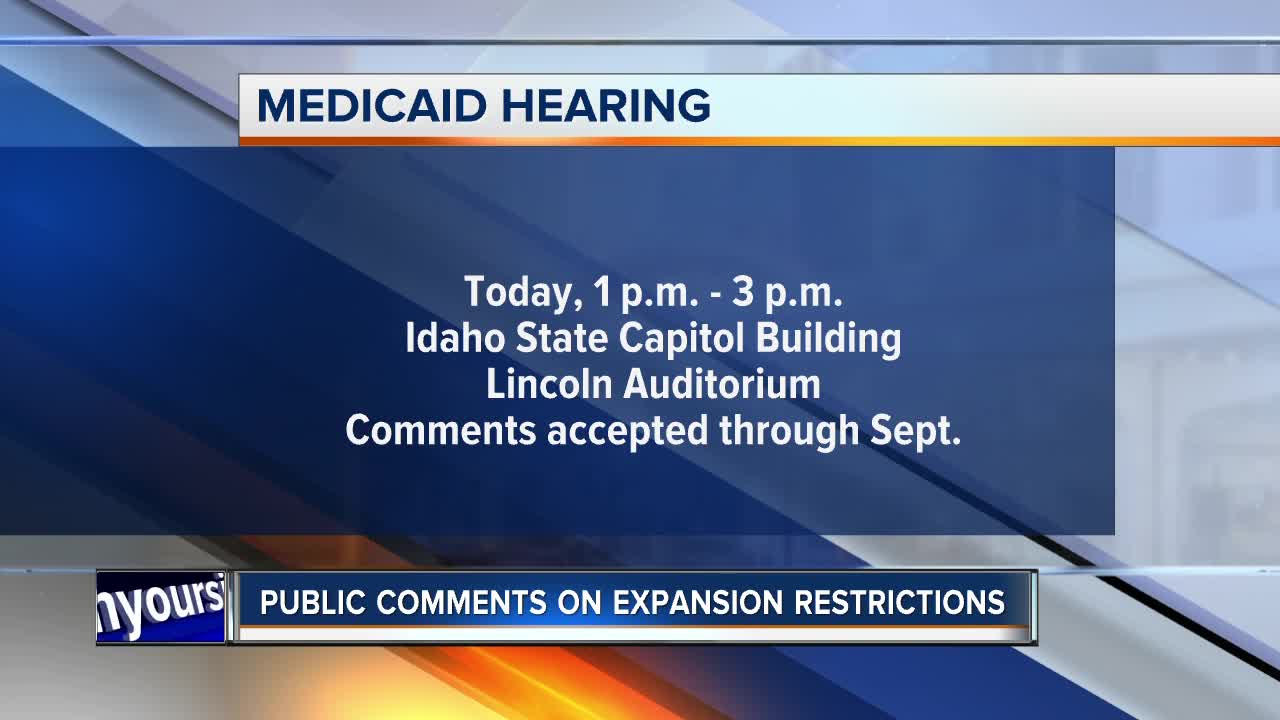 HAPPENING TODAY: Public comments on Medicaid expansion restrictions