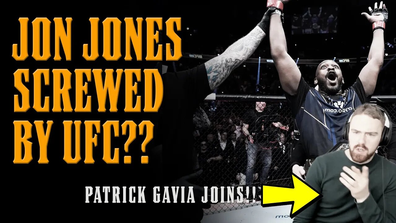 Jon Jones SALARY was LESS than FRANCIS was Offered...Patrick Gavia & JOF discuss