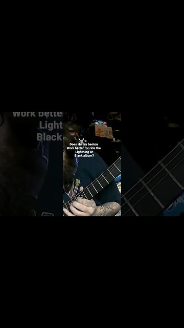 checking what sounds better on the @HarleyBentonOfficial #guitar #heavymetal #dimebagdarrell