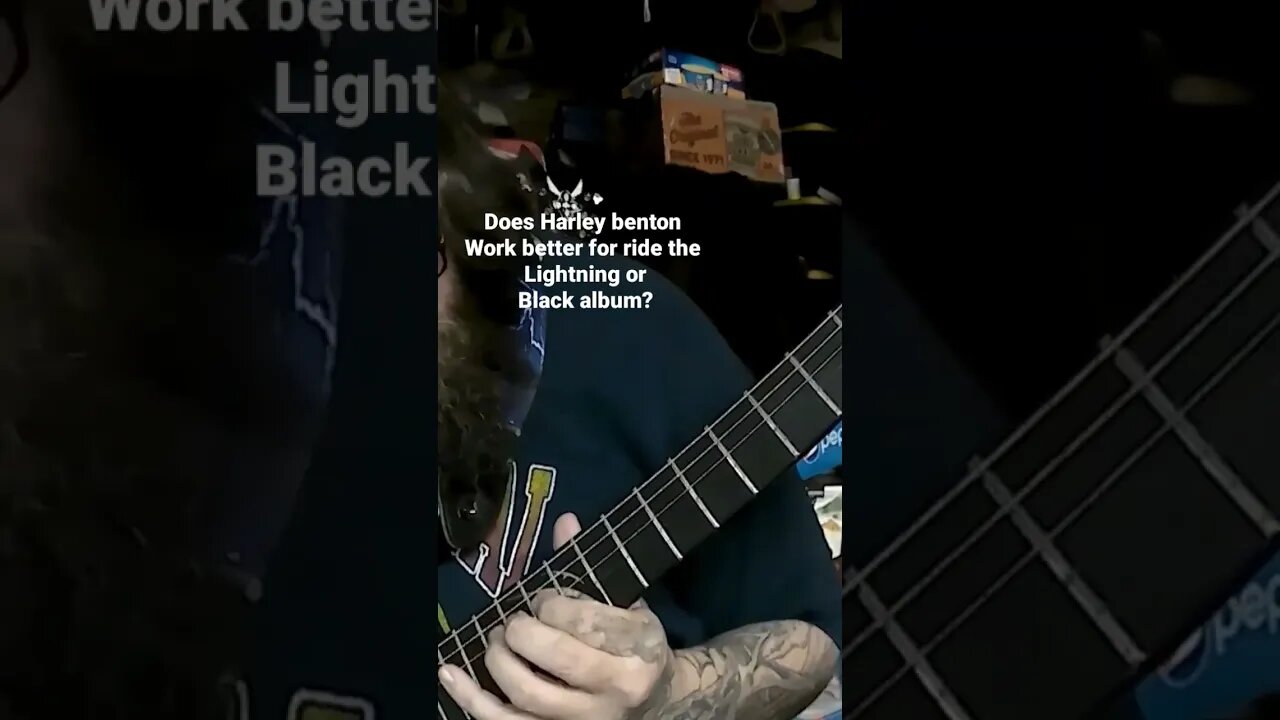 checking what sounds better on the @HarleyBentonOfficial #guitar #heavymetal #dimebagdarrell