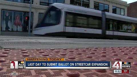 Tuesday last day to submit ballot on streetcar expansion