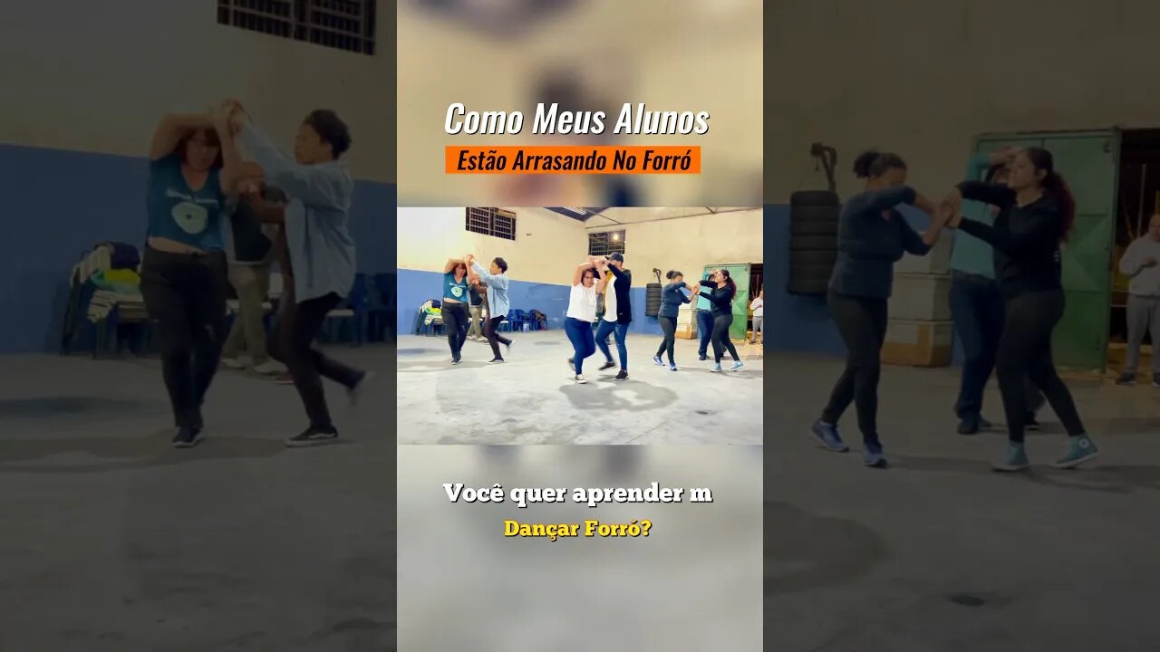 Como meus alunos estão arrasando no forró #shorts #forró