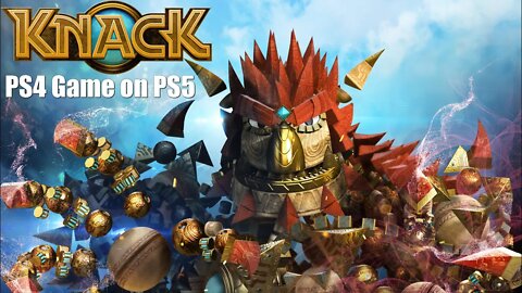 Knack PS4 Game on PS5