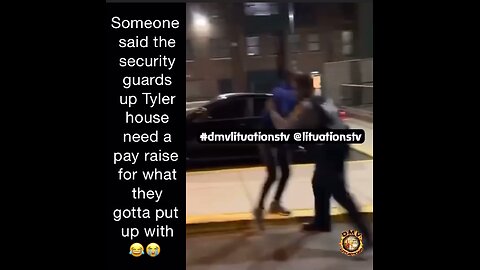 Give them security guards a raise somewhere in northwest dc tyler house to be exact 😂😭