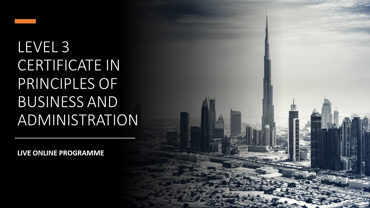 Level 3 Certificate in Principles of Business and Administration | CCM