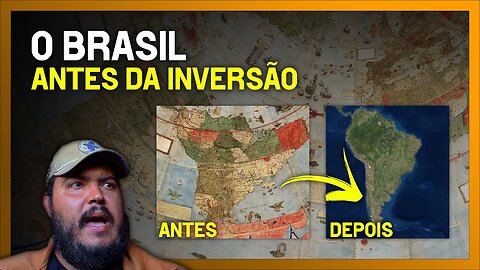 O Brasil antes da inversão magnética, analise histórica de quais regiões sobreviveram DIsco voador