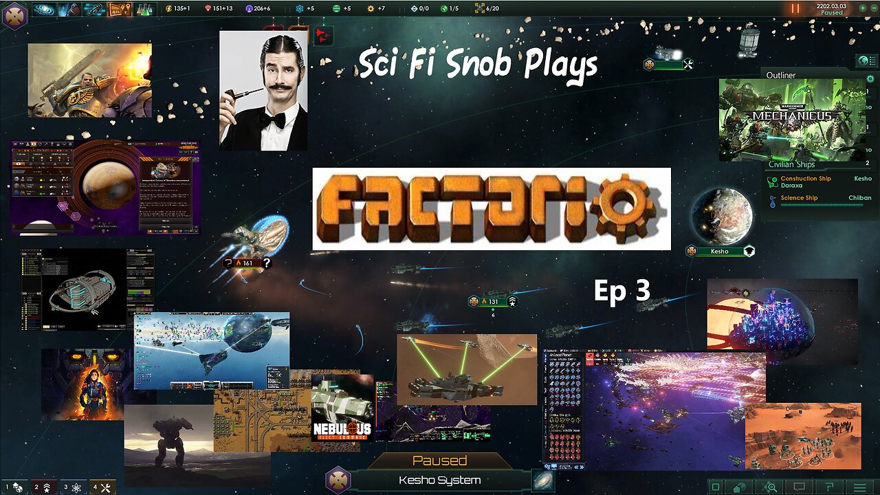 Sci Fi Snob Play Historical Simulations - Factorio Ep 3