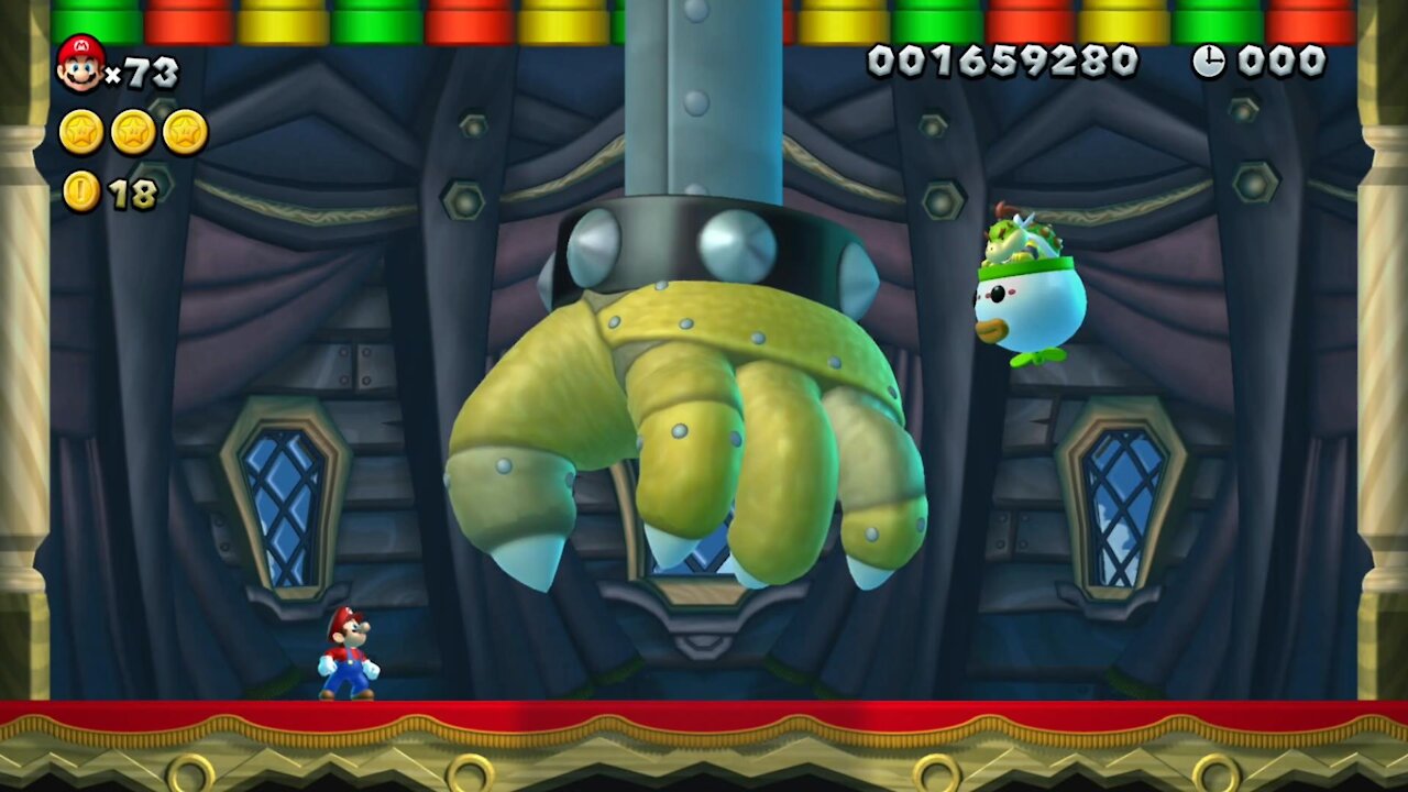 Soda Jungle-Airship The Mighty Cannonship (All Star Coins) New Super Mario Bros U Deluxe