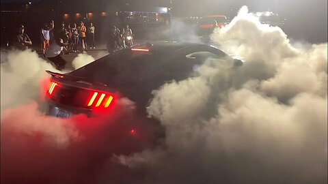 New 2021 Mustang With Supercharger Does INSANE BURNOUT (Borla Exhaust x Catless Headers)