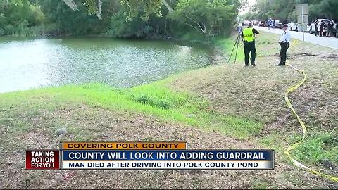 PCSO unclear what caused man to drive into pond