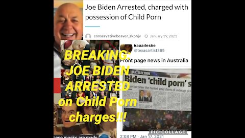 BREAKING NEWS: JOE BIDEN ARRESTED, plus Catching up w/Charlie Ward & Face Masks that look real