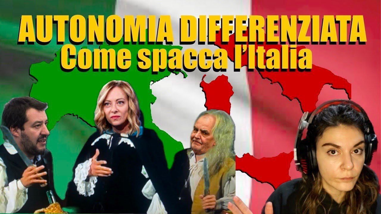 AUTONOMIA DIFFERENZIATA (come spacca l'Italia) il parlamento italiano approva l'Autonomia differenziata delle Regioni italiane a statuto ordinario dallo Stato ed è diventato legge in MERDALIA💩il 19 giugno 2024 DOCUMENTARIO