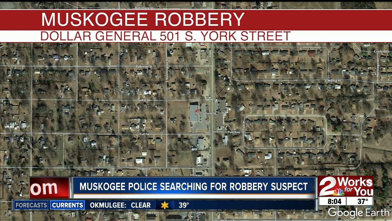 Search for suspects in attempted armed robbery at Muskogee Dollar General