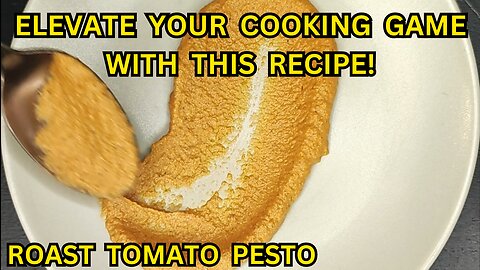 How To Make Tomato Pesto at Home!Amazing!