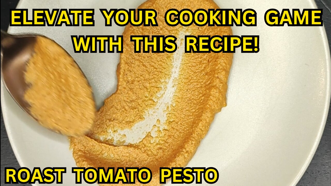 How To Make Tomato Pesto at Home!Amazing!