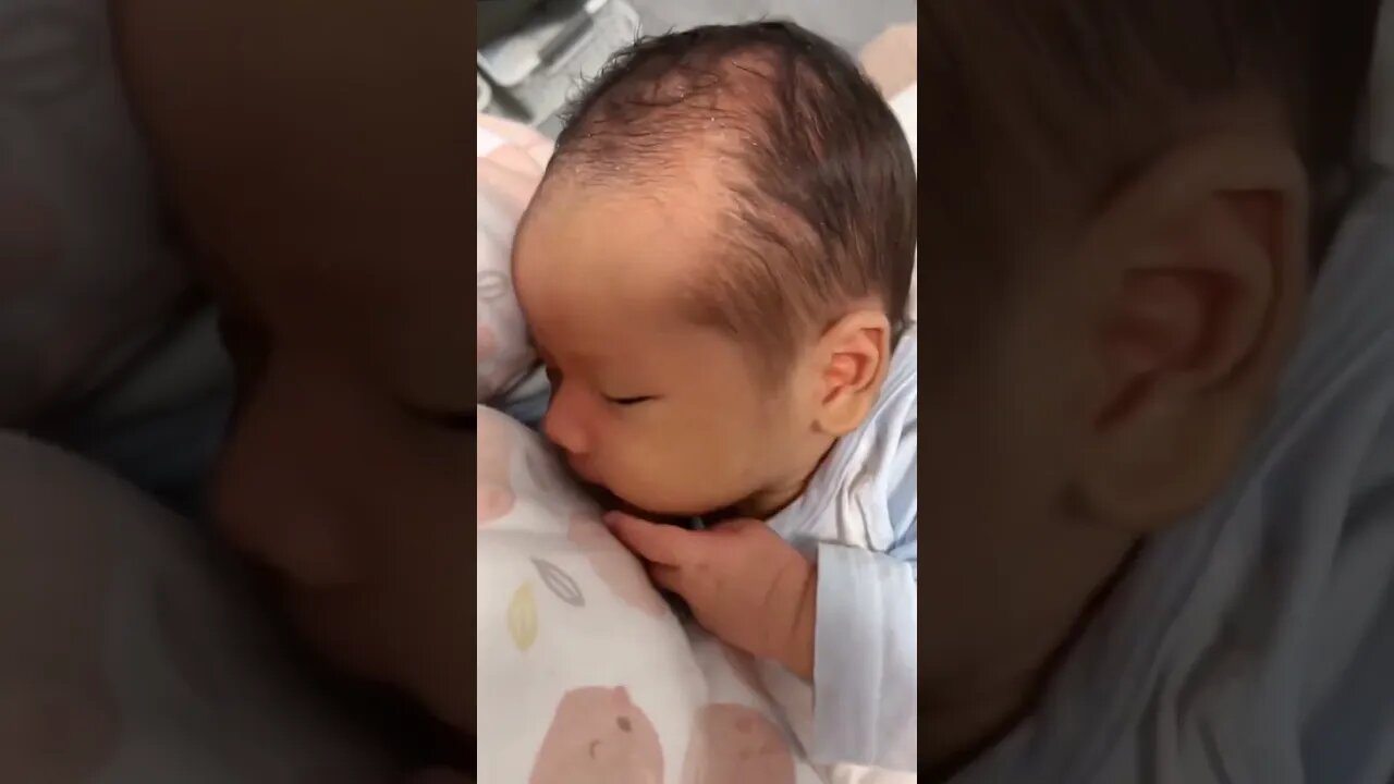 Quando pego o meu bebê no colo