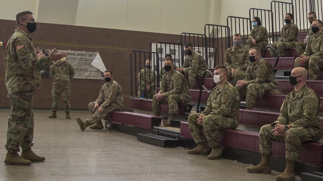 Nebraska National Guard State Sgt. Maj. conducts town hall meeting