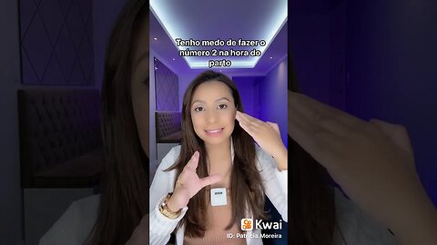 Tenho medo de fazer o número dois na hora do parto