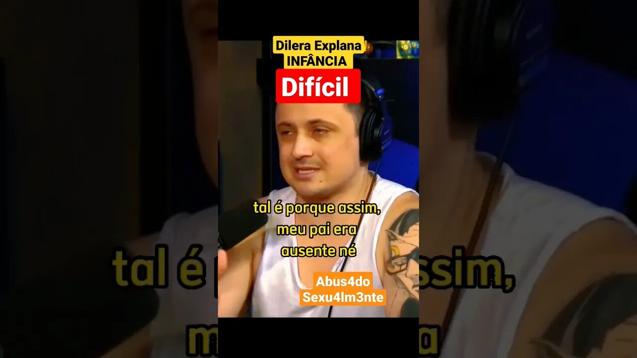 Dilera fala que foi abusado sexualm3nte quando criança. #shorts #dilera @Dilera