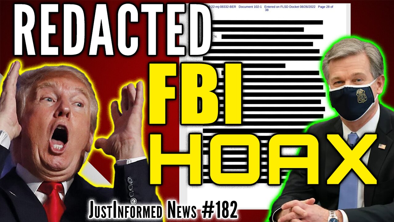 Corrupt Cops Run DISONFO PSYOP Releasing HIGHLY Redacted "INFO"! | JustInformed News #182