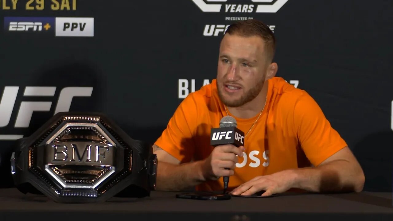 Justin Gaethje Post-Fight Press Conference | UFC 291