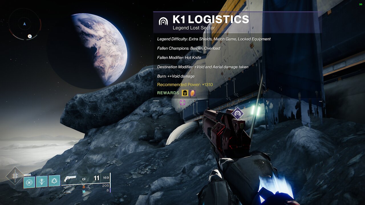 Destiny 2- Legend Lost Sector on the Moon-K1 Logistics-5-31-21