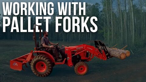 Working with Pallet Forks | Forest to Farm