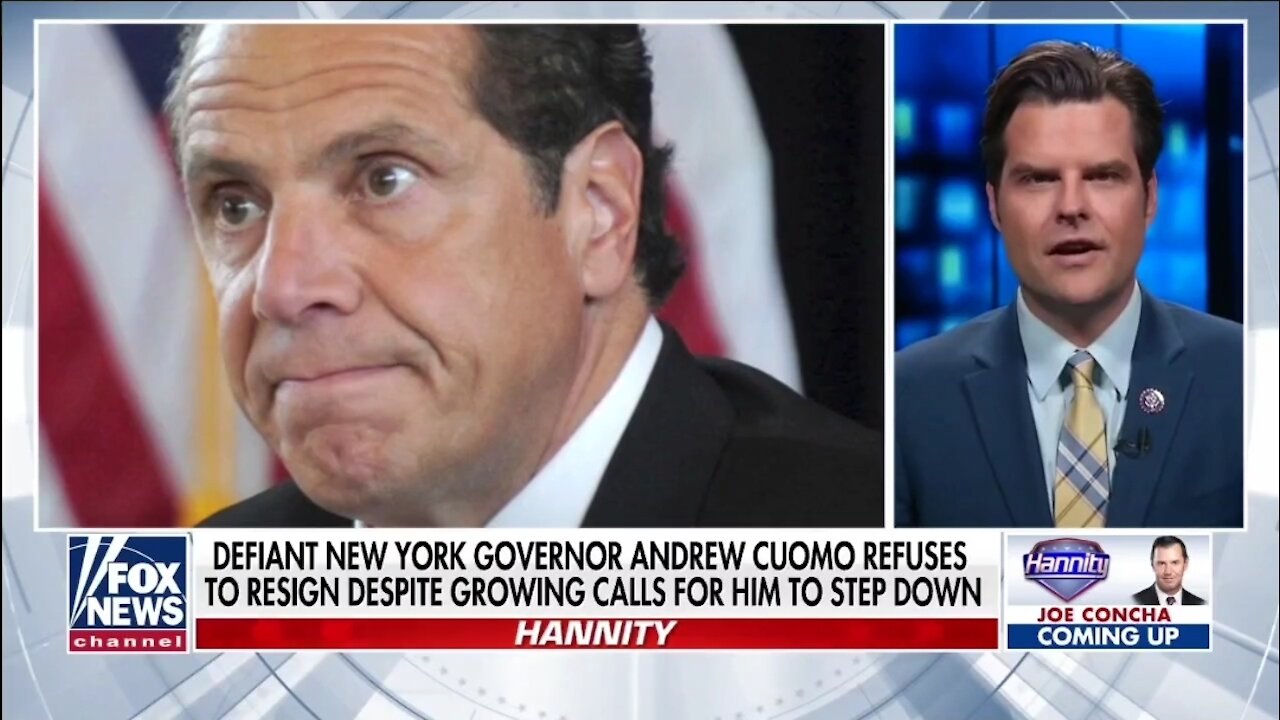 Gaetz: Cuomo Allegations Have NY Dems 'Going After Each Other More Than The Royal Family'