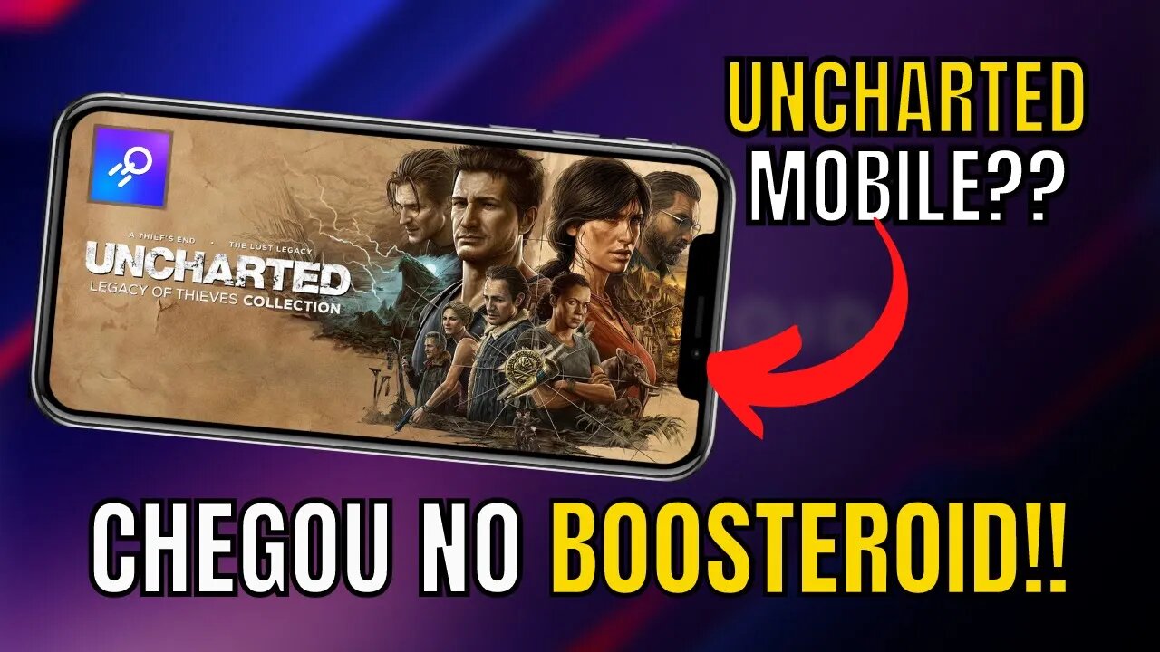 CHEGOU!! Uncharted: Legacy of Thieves Collection no Boosteroid Cloud Gaming!! E Mais jogos!!