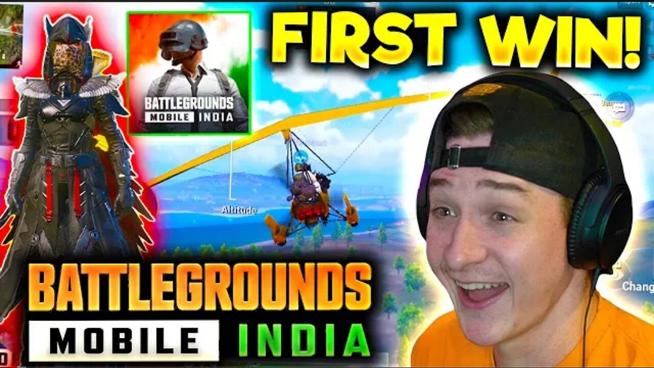 My First Game on Battleground INDIA (BGMI)🇮🇳