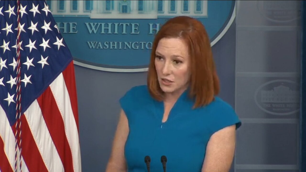 Jen Psaki DEFENDS Maxine Waters and Slanders Law Enforcement Officers