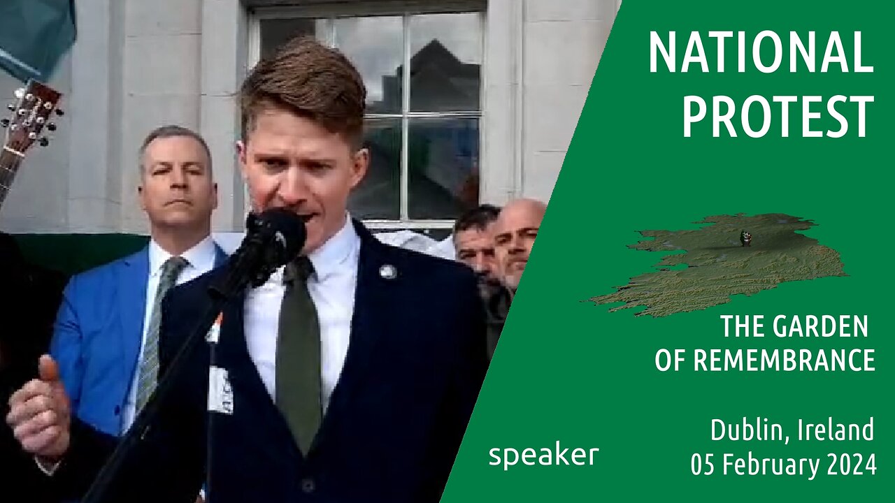 speaker - National Protest, Dublin , Ireland - 05 Feb 2024