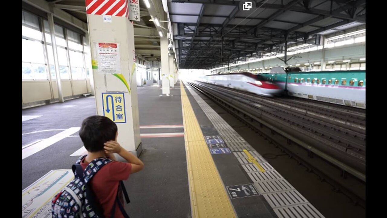 Super Fast Bullet Train In Japan!