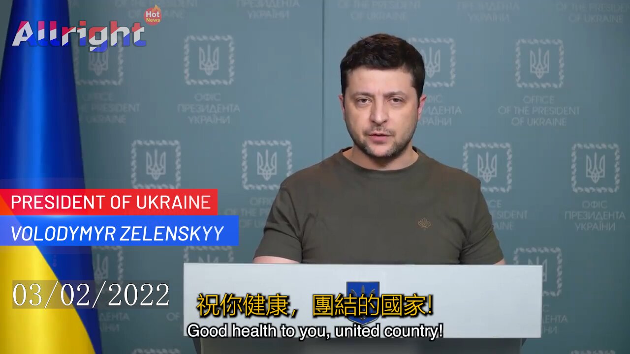 Latest Speech from President Zelenskyy after six days of resistance