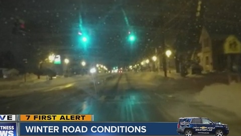 Plows make progress on the roads after Lake Effect storm