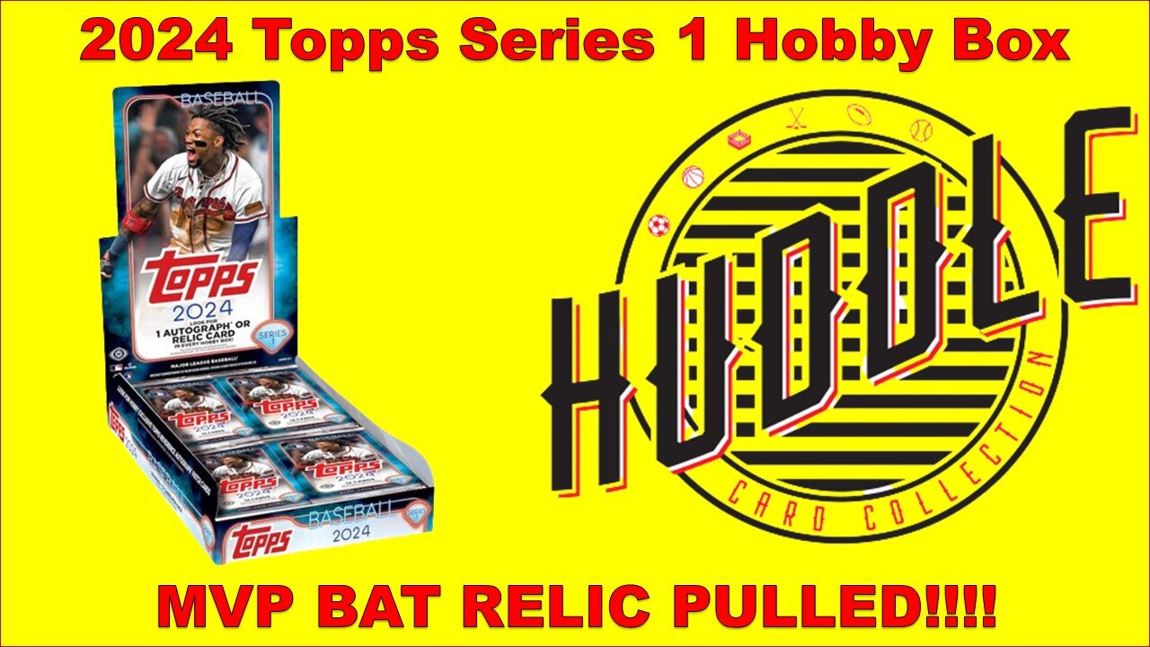 MVP Bat Relic Pulled From 2024 Topps Series 1 Hobby Box