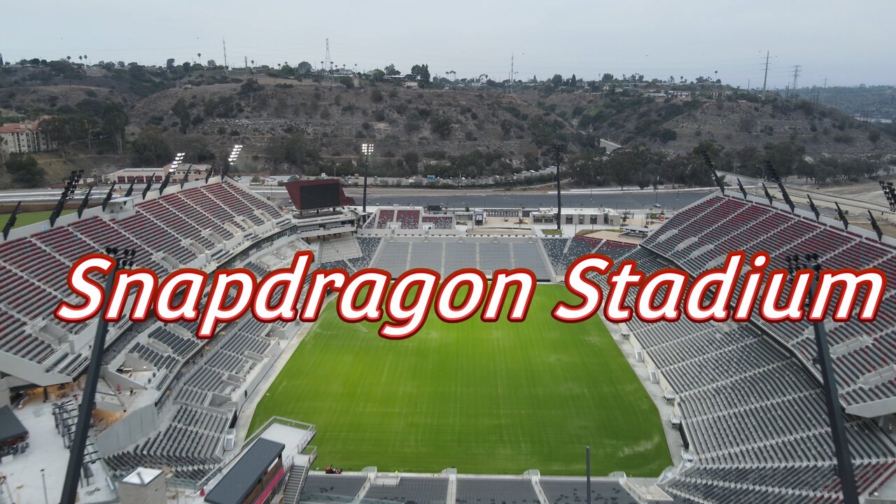 SnapDragon Stadium Nearly Completed.