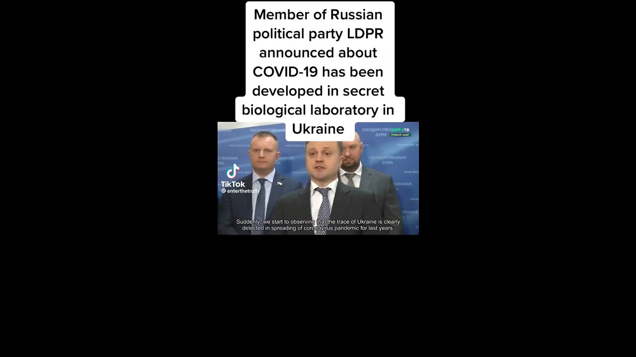 Russia: Cov 19 created in a lab in Ukraine