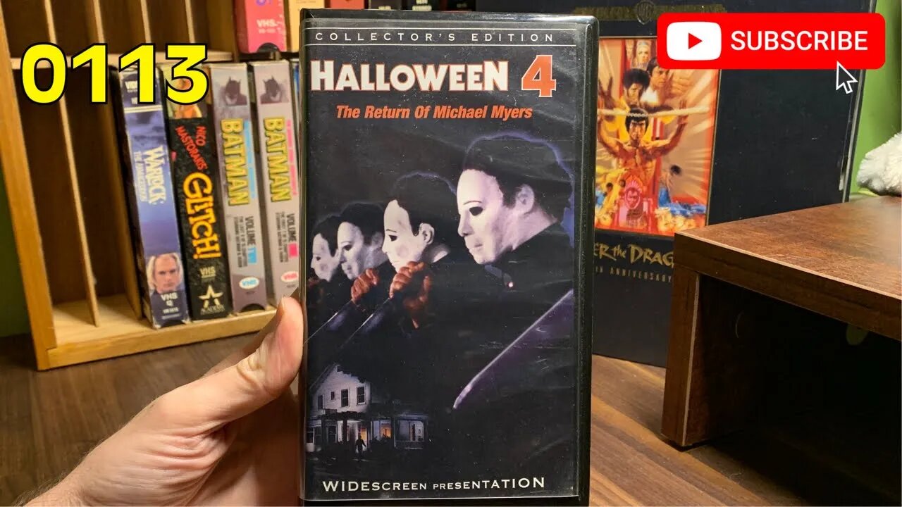 [0113] HALLOWEEN IV - THE RETURN OF MICHAEL MYERS (1988) VHS [INSPECT] [#halloween4 #halloween4VHS]