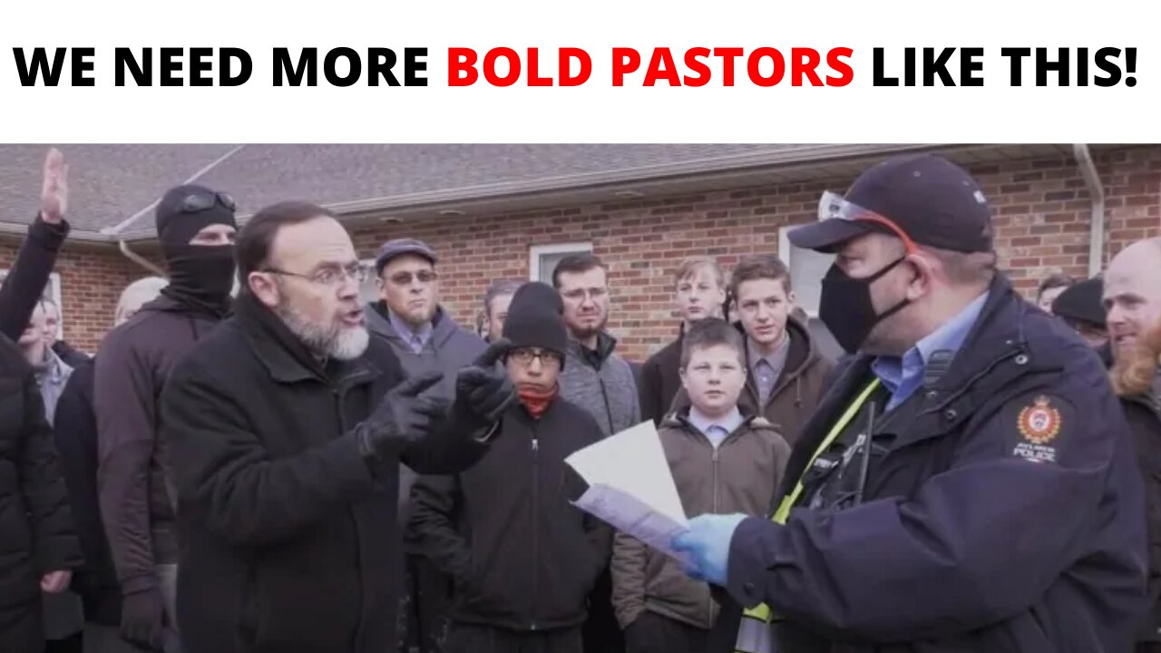 We need more BOLD PASTORS like this!