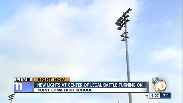 New lights at center of legal battle