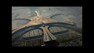 Giant starfish shaped airport opens in China