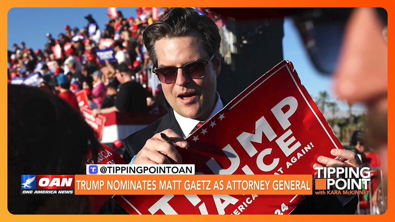 Trump Nominates Matt Gaetz as Attorney General | TIPPING POINT 🟧