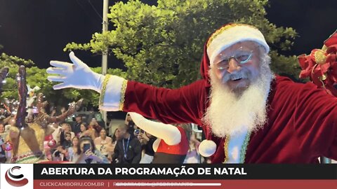 Chegada do papai noel em Balneário Camboriú