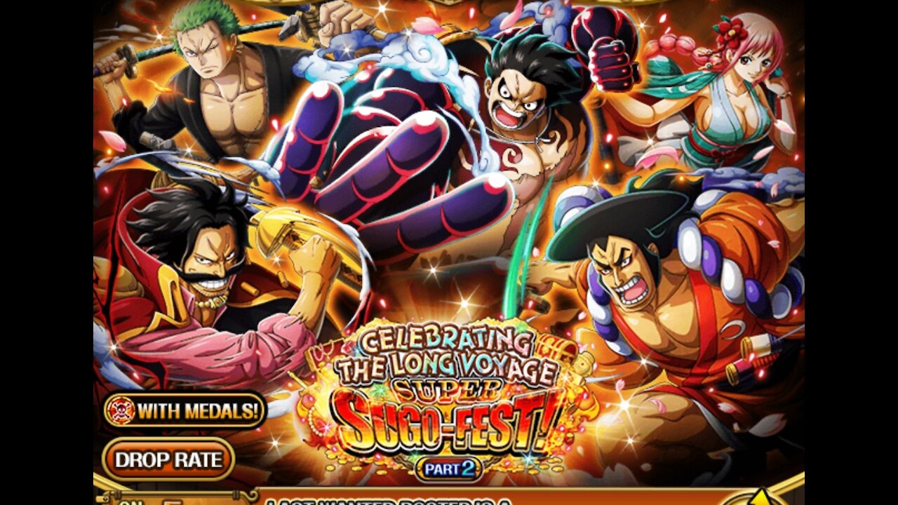 4 multi's Part 2 Luffy Banner Super Sugo-Fest Celebrating the Long Voyage | OPTC