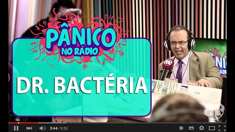 Dr. Bactéria: "hoje em dia há germes que não existiam antigamente"