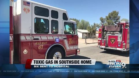 Toxic gasses hospitalize 6 on southside