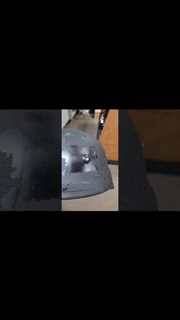 WE SHOT A SURPLUS HELMET #SHORTS