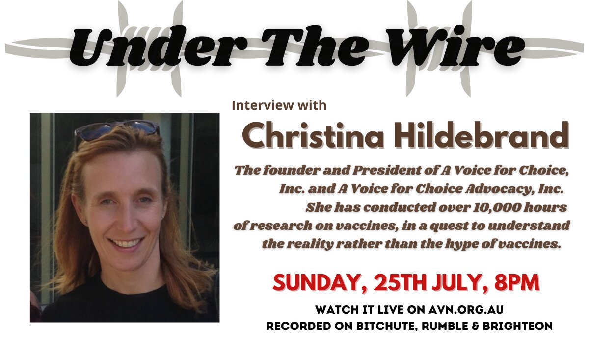 Under the Wire Speaks with Christina Hildebrand from A Voice For Choice